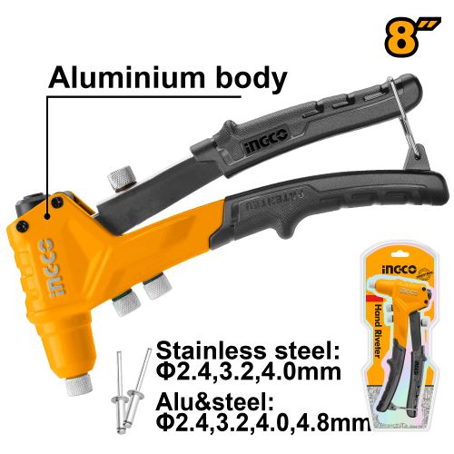 INGCO HR081 - Hand Riveter - Orange