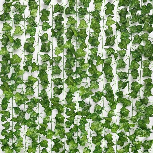Faux Green Ivy Leaves Vines Hanging Garland DIY Fake Flowers Plants for Garden Wedding Party Home Decor