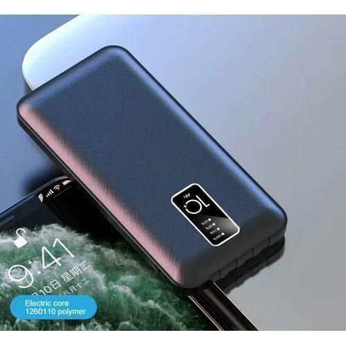 Original 10,000mAh Digital Display Charging Power Bank- Black, White