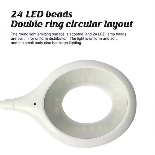 Voice Controlled Night Light Portable USB LED Desk Lamp Eye Protection Home Bedroom Bedside Lighting