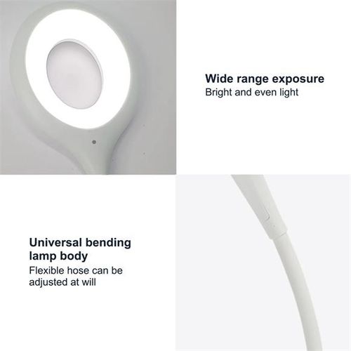 Voice Controlled Night Light Portable USB LED Desk Lamp Eye Protection Home Bedroom Bedside Lighting