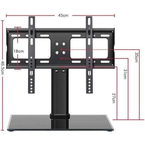 TV Mount TV Wall Mount, Monitor Stand LCD TV Base Mount Universal (for 32-55 Inches) TV Stand Happy House