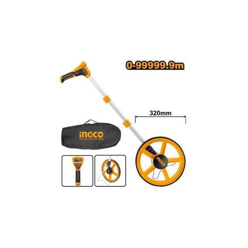 INGCO Digital Display Measuring Wheel 0-99999.9M - Orange
