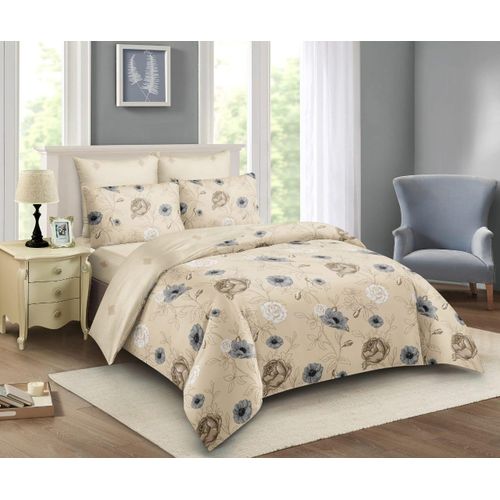 6*6 Cotton Duvet With 1 Bedsheet & 2 Pillowcases