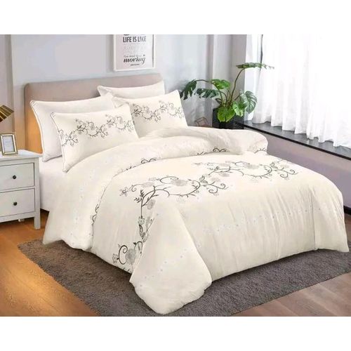 6 by 6 Duvet set with one bedsheet and 2pillowcases  multicolour