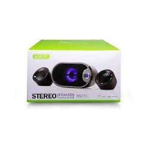 2.1 Channel LED Wired Computer/Laptop Speaker - Black
