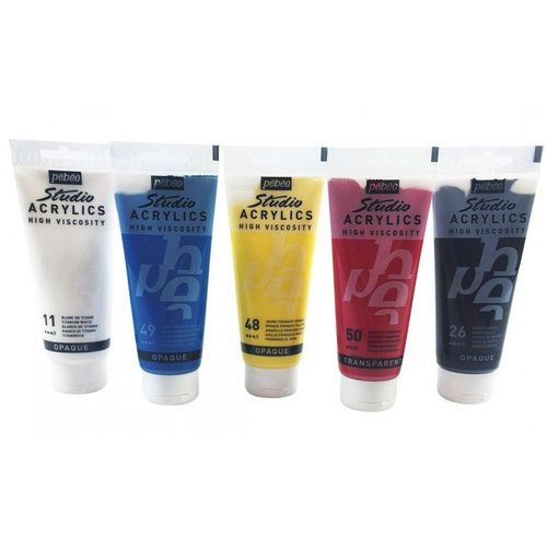 A Set Of Fevicryl Primary Colors 5bottles Of 200mls