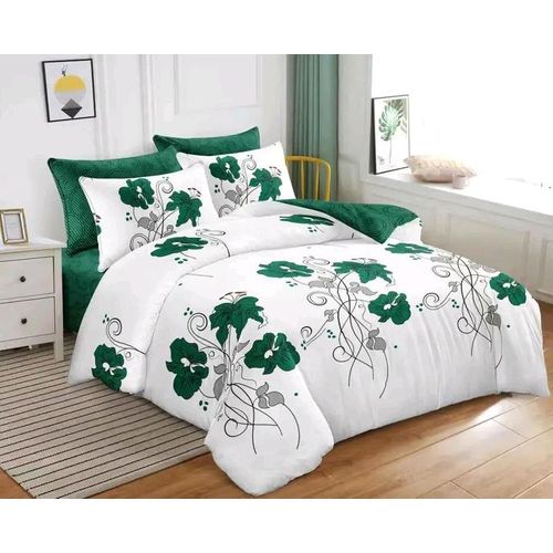 6 by 6 Duvet set comes with 1bedsheet and 2pillowcases multicolour