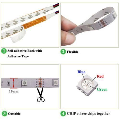 5 Metre Waterproof LED Strip Light - Indoor/Outdoor Use