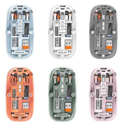 Rechargeable Transparent Mouse Wireless Blue tooth Magnetic