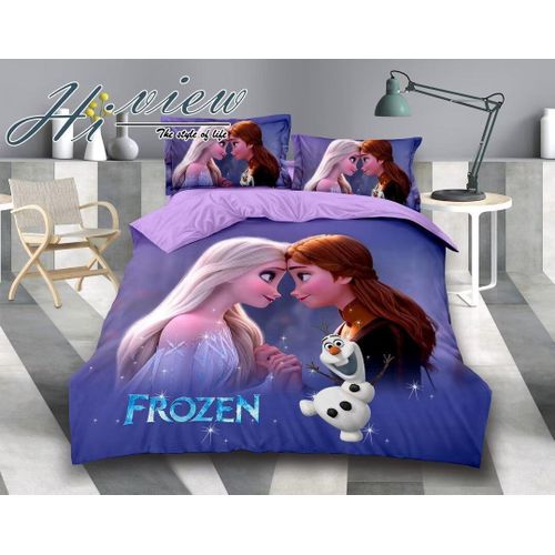 Frozen Kids Cotton Duvet With 1 Bedsheet & 1 Pillowcase