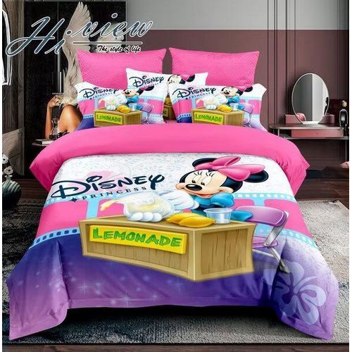 Disney Mickey Kids Cotton Duvet With 1 Bedsheet & 1 Pillowcase-4*6