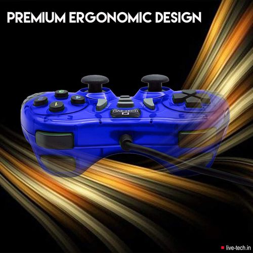 Gamepad Wired USB PC Controller Dual Shock Supports Windows7/W8/W10 with 1.8M Cable Turbo Double Vibration Motor USB Wired Gamepad Versatile Controller