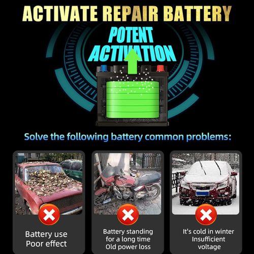 12V Car Battery Charger 6A Automatic Smart Battery Maintainer Trickle Charger with LCD Display Pulse Repair Charger for Car Motorcycle Truck AGM Gel Lead-Acid Batteries - multicolor