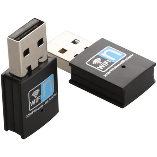300Mbps USB WiFi Adapter, Wireless LAN Network Card Adapter Stick USB 2.0 Dongle for Desktop Laptop PC Windows 10 8 7 XP MAC OS (Plug-and-Play for Windows10)
