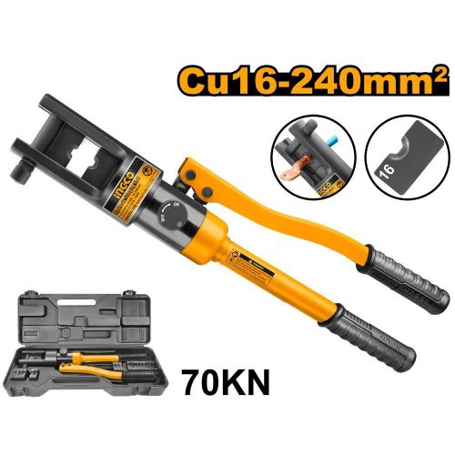 INGCO HHCT0170 - Hydraulic Crimping Tool - Orange