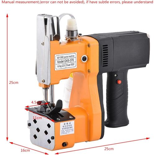 GK9-370 Automatic Portable Small Express Bag Woven Bag Packing Machine Sack Closer Electric Rice Bag Sewing Machine - Multicolor