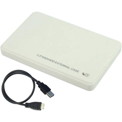 HDD Enclosure, 2.5 inch SATA USB 3.0 HDD Hard Drive External Enclosure SSD Disk Box Caddy, Mobile Laptop Hard Disk Case Box HDD SSD Case Sata to Hard Drive Box Enclosure Adapter 5Gbps -Multicolor