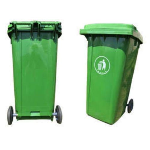 240 Litres Commercial Outdoor Large Plastic trash Dust Bin With wheel-Multicolor