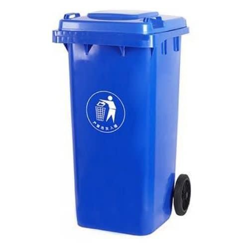 240 Litres Commercial Outdoor Large Plastic trash Dust Bin With wheel-Multicolor