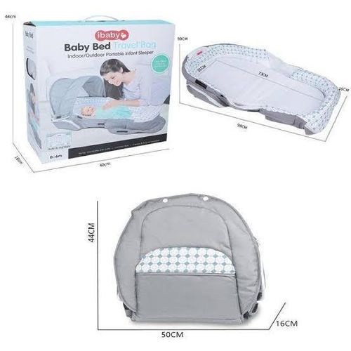 Ibaby Baby Bed Travel Bag-Gray