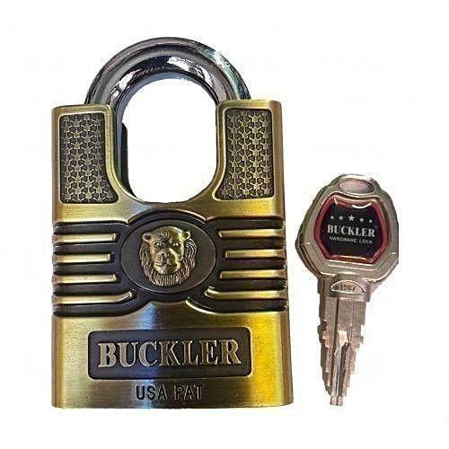 Buckler Fortified Hardened Padlock - Antic Gold
