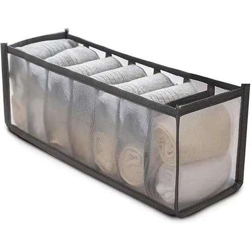 3Pcs Underwear Drawer Organizer Set Foldable Sock Bra Underpants Organizer Drawer Divider, Washable Closet Cabinet Storage Boxes for Clothes, Socks, Ties and Underwear Bras