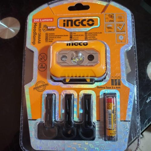 INGCO Headlamp 200 Lumens - Orange
