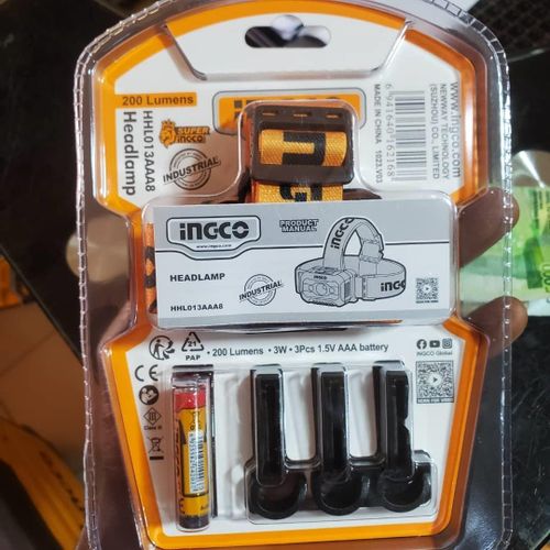INGCO Headlamp 200 Lumens - Orange