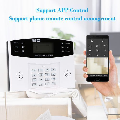 Wireless GSM SMS Home Burglar Security Alarm System