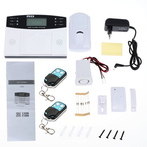 Wireless GSM SMS Home Burglar Security Alarm System