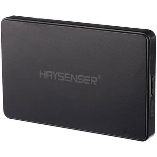 USB 3.2 Gen 1Ultra Speed Hard Drive Enclosure, Size 2.5 Inch Micro Portable Disk, Easy Convert SSD & HDD From Internal to External 5TB HDD- Black
