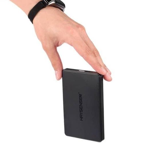 USB 3.2 Gen 1Ultra Speed Hard Drive Enclosure, Size 2.5 Inch Micro Portable Disk, Easy Convert SSD & HDD From Internal to External 5TB HDD- Black