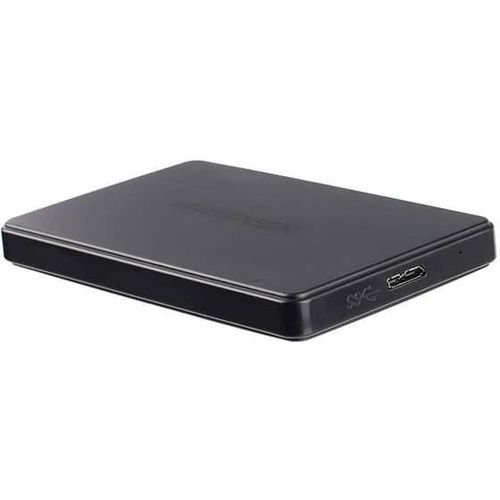 USB 3.2 Gen 1Ultra Speed Hard Drive Enclosure, Size 2.5 Inch Micro Portable Disk, Easy Convert SSD & HDD From Internal to External 5TB HDD- Black