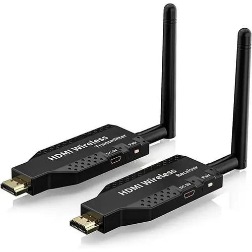 Wireless HDMI Extender 1080p 50m 5.8GHz Wireless HDMI Wifi Video Transmitter and Receiver Screen Share Switch for PS4 Camera PC Laptop To TV Monitor Projector 5.8Ghz 50M Wireless HDMI Extender Video Transmitter 1 To 4 Splitter Screen Share- Multicolor