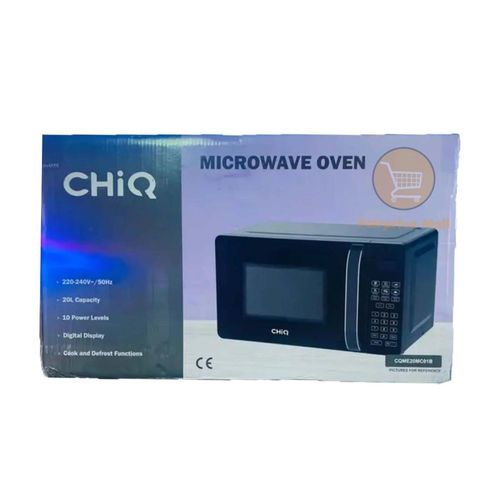 Chiq  Digital Microwave 20L - Modern Cooking Made Easy!- Black