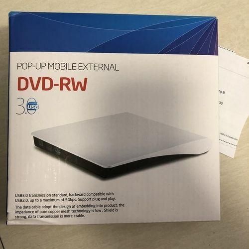 DVD-RW CD-RW external USB 3.0 Combo Drive Burner Player Slim - Black