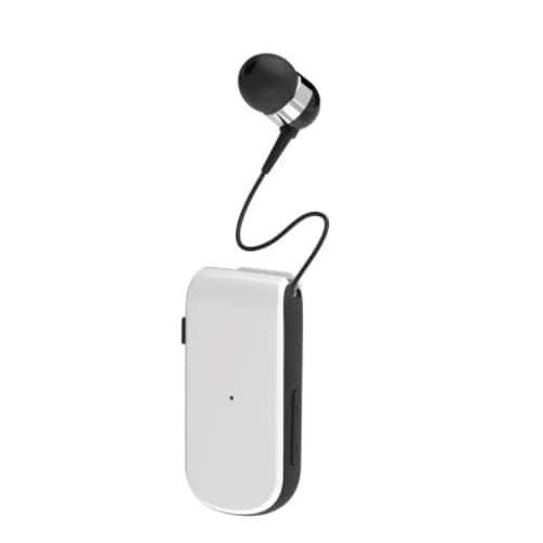 K50 Wireless Stereo Clip-on Headset, Bluetooth, Call Reminder, Vibration, Sports Retractable Collar Clip, Phone Earphones Single Ear Hands Free With Wire - Multicolor