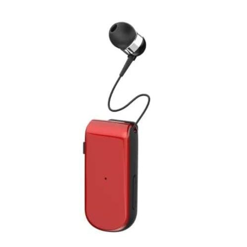 K50 Wireless Stereo Clip-on Headset, Bluetooth, Call Reminder, Vibration, Sports Retractable Collar Clip, Phone Earphones Single Ear Hands Free With Wire - Multicolor