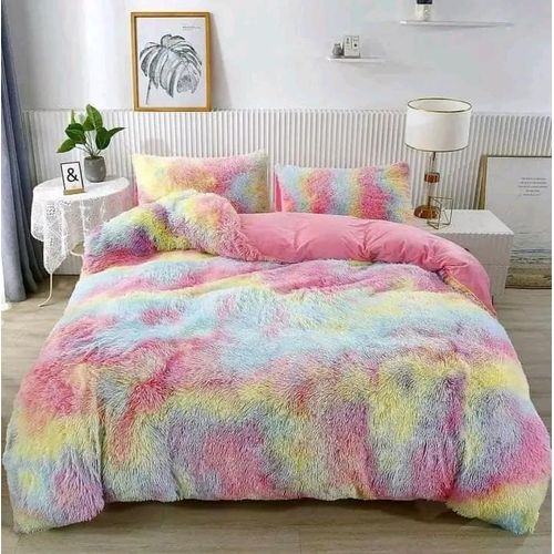 Fluffy Duvet cover 6 by 6 multicolour