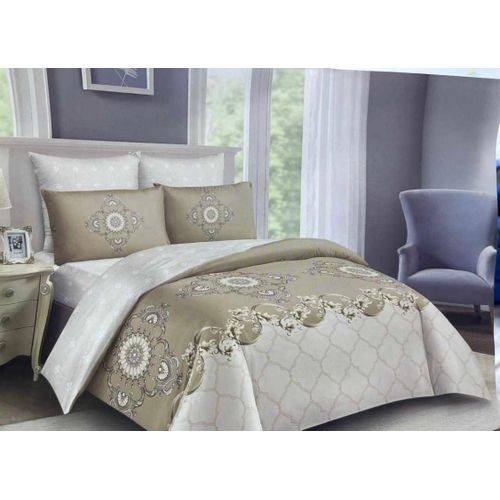 6*6 Bedcover with 1 Bedsheet & 2 Pillowcases-Cotton