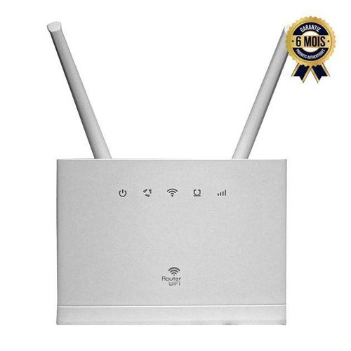 Universal Modem Router Wifi 4G LTE Router Pro2 - LTE Cat4 - WiFi 300 Mbps - 32 Utilisateurs Long Range Support All network- White