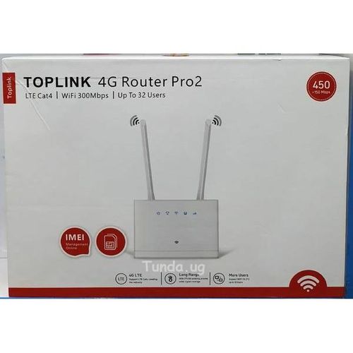 Universal Modem Router Wifi 4G LTE Router Pro2 - LTE Cat4 - WiFi 300 Mbps - 32 Utilisateurs Long Range Support All network- White