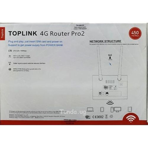 Universal Modem Router Wifi 4G LTE Router Pro2 - LTE Cat4 - WiFi 300 Mbps - 32 Utilisateurs Long Range Support All network- White