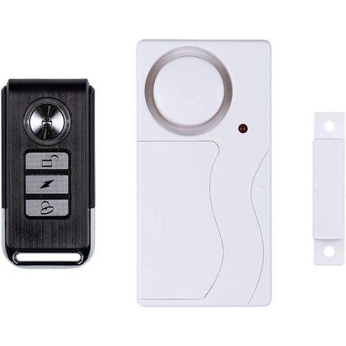 Standalone Wireless Window & Door Alarm Open Sensor Contact For Home Alarm System - White