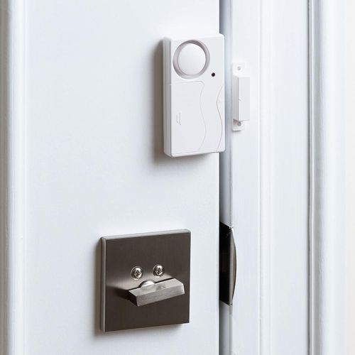 Standalone Wireless Window & Door Alarm Open Sensor Contact For Home Alarm System - White