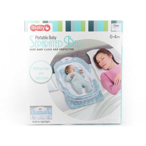 Ibaby Portable Baby Separated Bed Blue