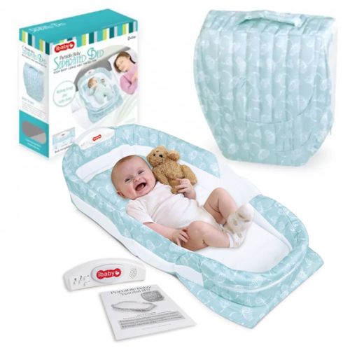 Ibaby Portable Baby Separated Bed Blue