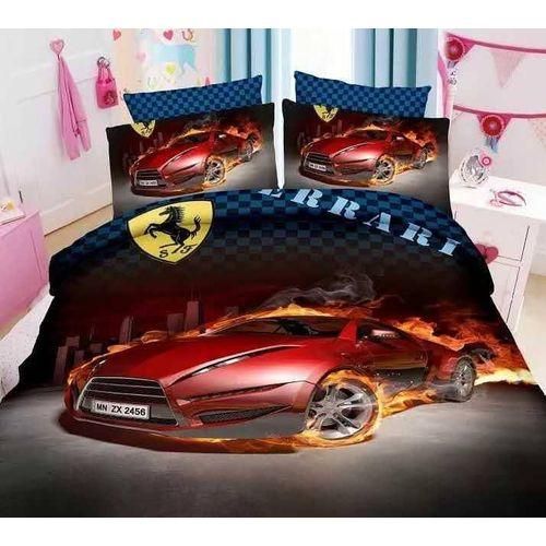 4x6 Kids Duvet Set with 1 Bedsheet & 1 Pillowcase pink