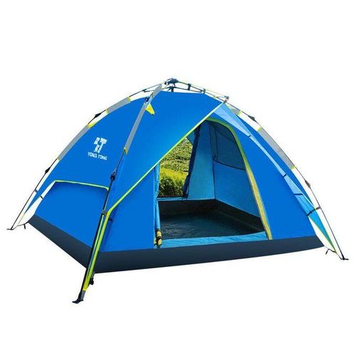 2/3/4 Person Camping Tent with Removable Rain Fly, Easy Setup Outdoor Tents Water Resistant Lightweight Portable for Family Backpacking Camping Hiking Traveling- Multicolor